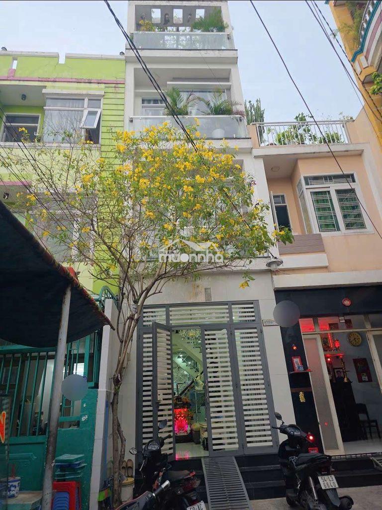 Nhà 4 tầng ở hồng bàng q11 [ 3,5 x 10 ] nở hậu 7m . giá 6,5 tỷ tl