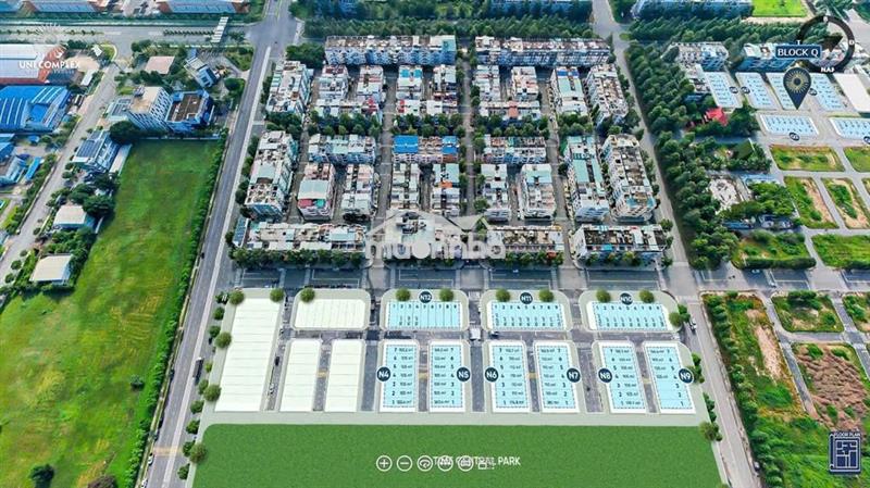 Nhà phố thương mại uni complex 2 măt tiền đường