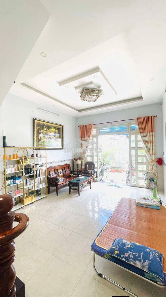 Nhà 1 lầu 8,55x14,5 hẻm nhựa 7m thới tam thôn 17 vô - 2