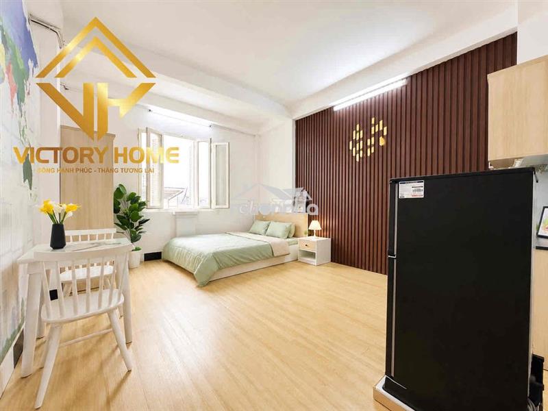 Phòng rộng cửa sổ lớn - full nội thất - đinh bộ lĩnh bình thạnh