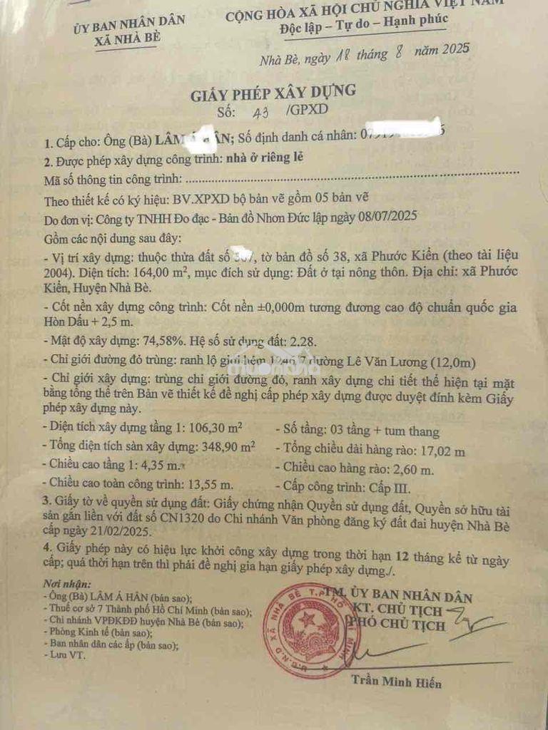 Bán  nhà đất khu dân cư 1246 lê văn lương - 3