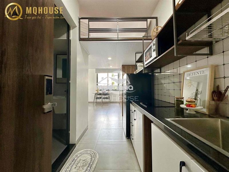 Chung cư mini dạng duplex hssv - gần chợ bau cát - full nội thất