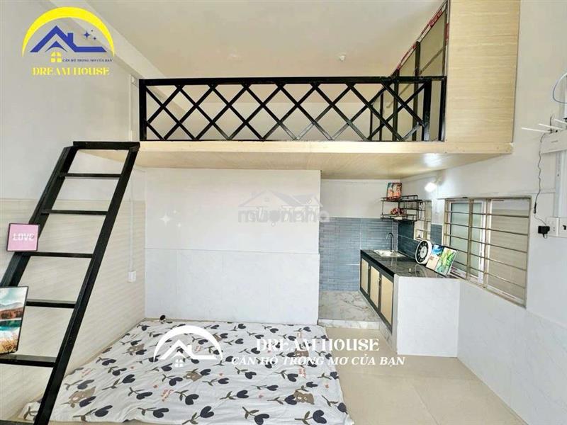 Phòng trọ gác lửng 25m2 ban công + bếp riêng 3tr9 bình hưng hòa b