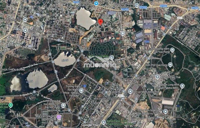 Nhà nguyên căn  gần chợ bình an làng đại học thủ đức đường sân 6m