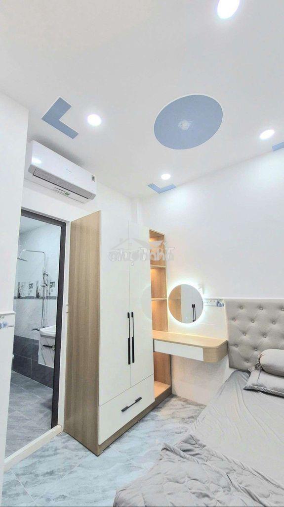 Nhà 3tầng sát cầu chữ y quận 8 - ngang 6.2m - full nt cao cấp - 4.đ - 4