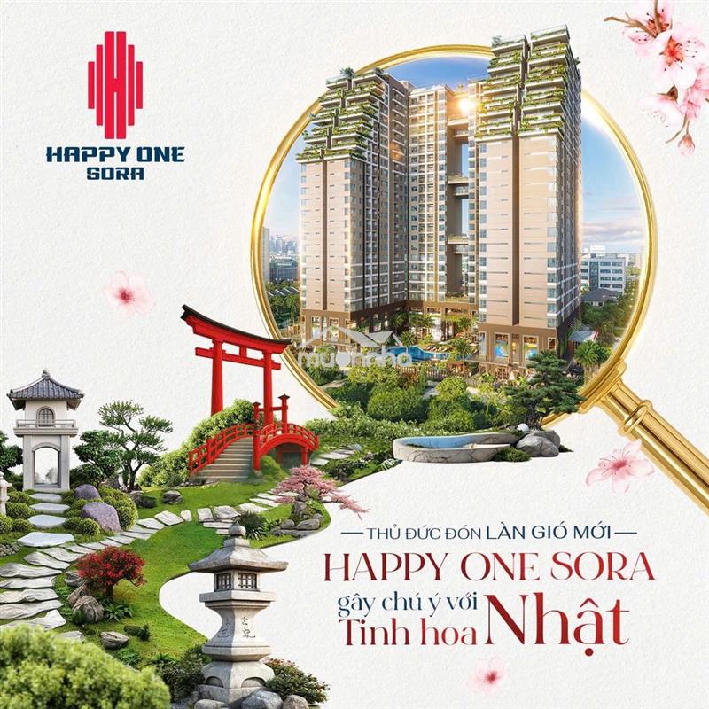 Chính chủ cắt lỗ căn góc 2pn cạnh sân vườn tầng 22 happy one sora