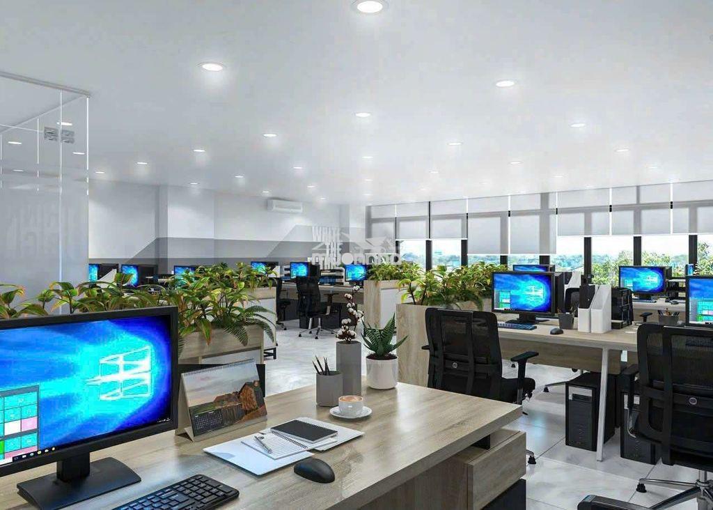 Cho thuê tòa nhà mặt tiền đường  lớn 1 hầm 5 lầu khu him lam, quận 7 - 2
