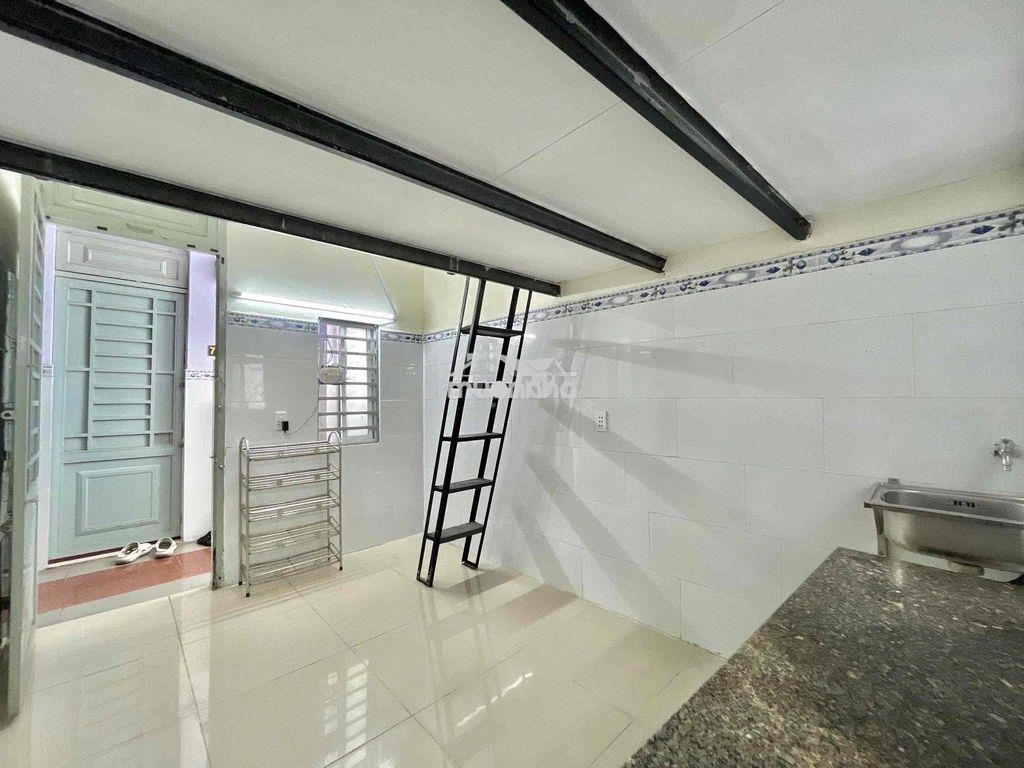 Phòng trọ giá rẻ - gác cao 2m có thang máy ngay trường chinh, văn hien - 4