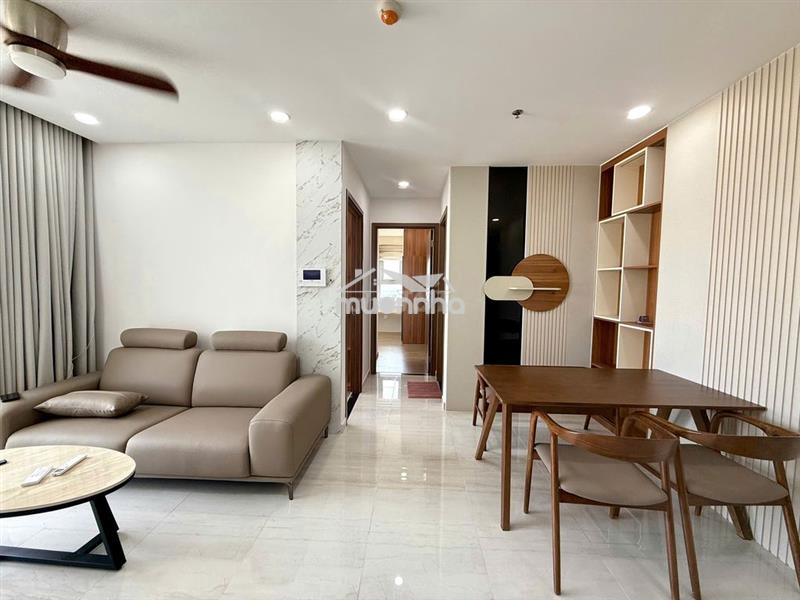 CHO THUÊ CĂN HỘ HAPPY ONE CENTRAL, 70M2 CĂN GÓC 2 PN, NỘI THẤT CAO CẤP