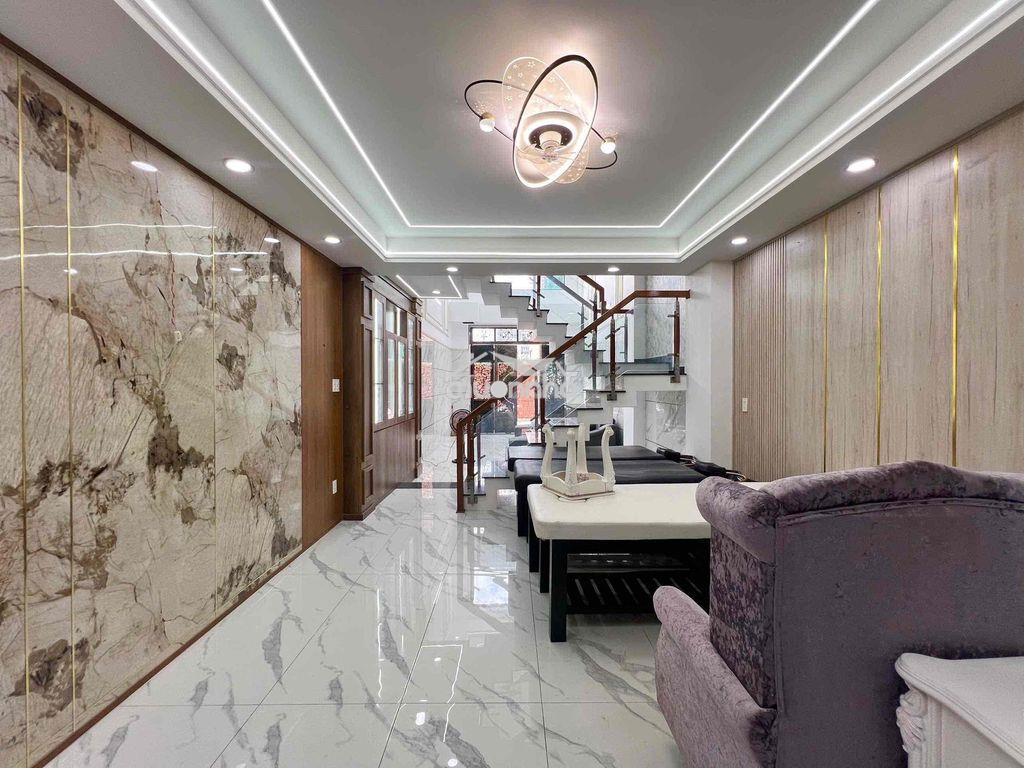 Nhà bình tân ( 4 x 14m ) nhà đẹp ngay trung tâm phường - 4