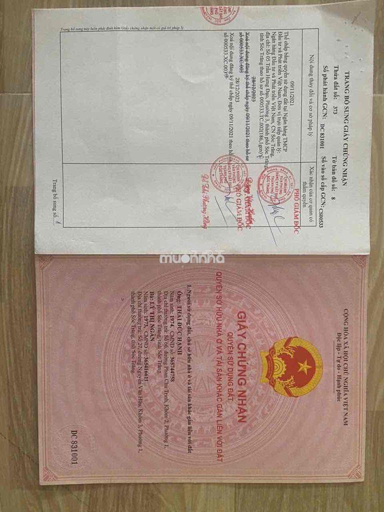 Cần bán đất p mỹ xuyên tpct - 2