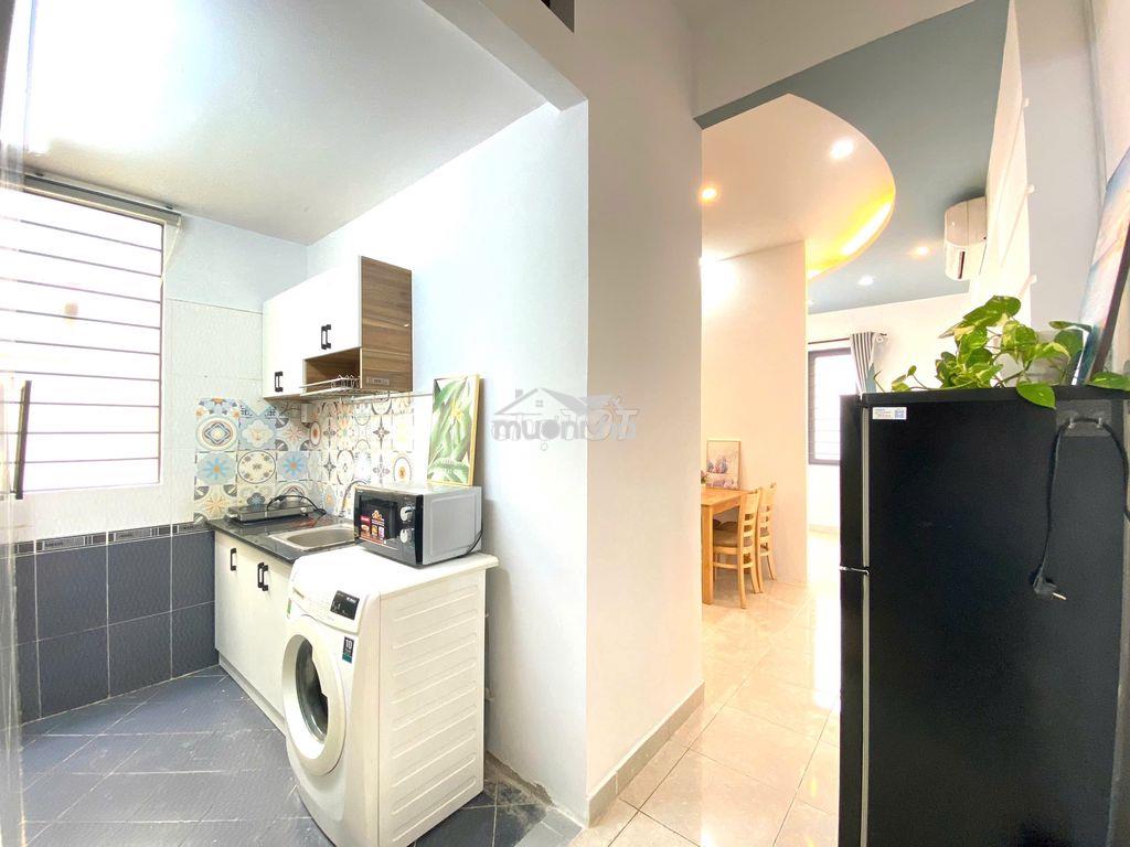 Cho thuê chdv bình thanh 1pn,  full nội, cửa sổ, 30m2, 9tr - 4