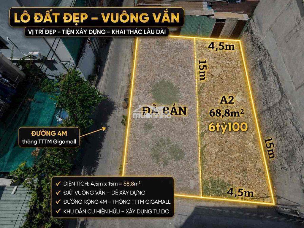 Bán đất hẻm ô tô đường 25. hiệp bình chánh khu bên sông - 2