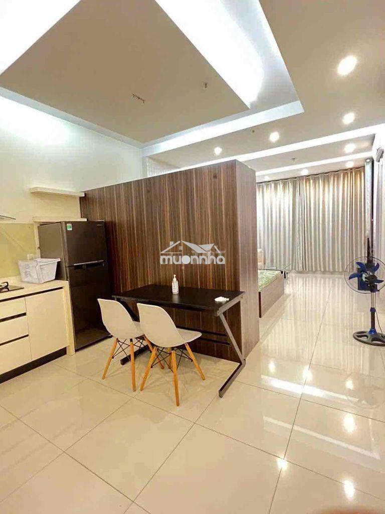 Cho thuê căn hộ 1pn 55m2 tách bếp cửa sổ full nt ở nguyễn thông quận 3