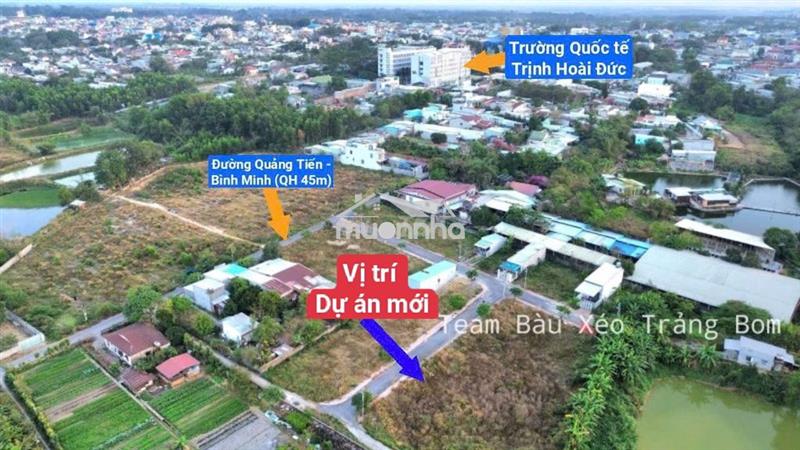 Bán đất thổ cư 5x21m, ngay ql1a và trường qt trịnh hoài đức, 1ty250