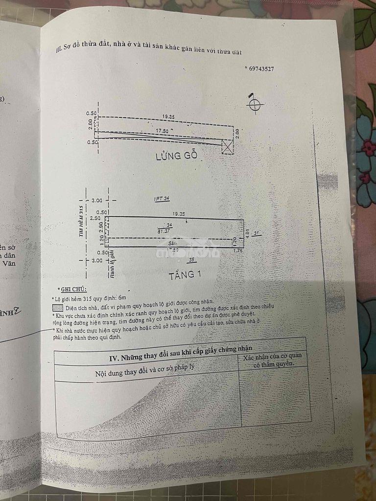 Bán nhà hoàng hoa thám ngay ga t3 - 4