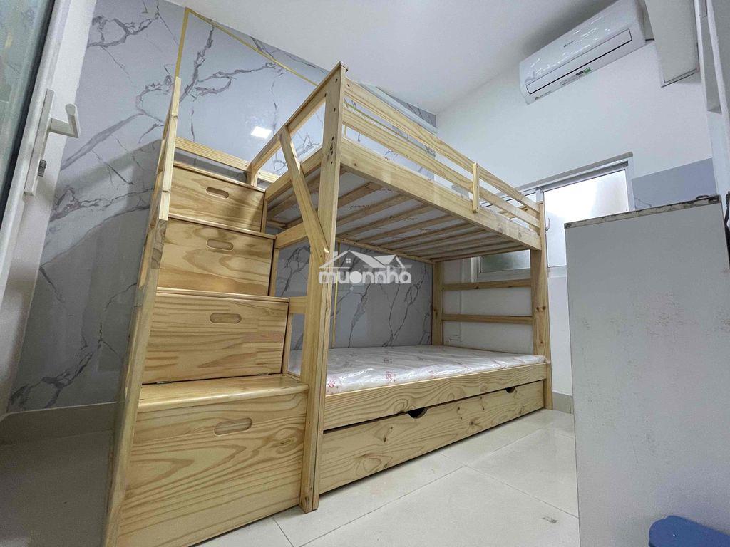 Phòng trọ nhỏ 2 giường tầng khu trần não gần ga metro thảo điền - 3