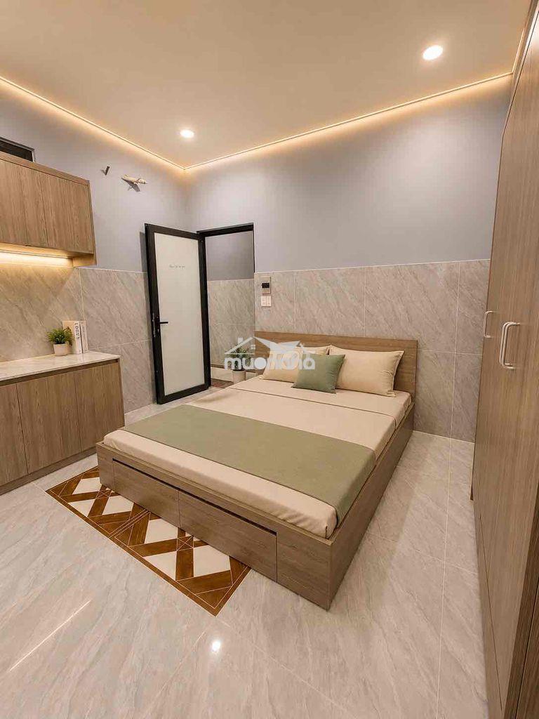 Phòng trọ mới xây mặt tiền trường chinh đầu đường phan văn hớn