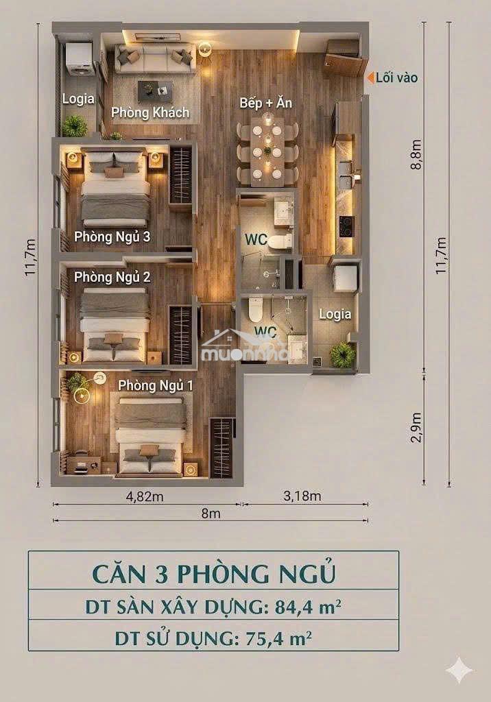 Nhà ở xã hội tại đồng nai. lãi suất chỉ 5.4% cố định trong 25 năm.