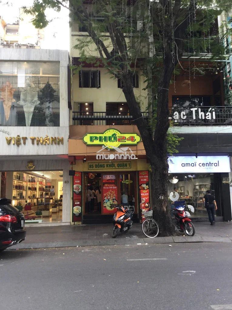 Cho thuê nhà mặt tiền số 85 đường đồng khởi, phường bến nghé, quận 1 - 3