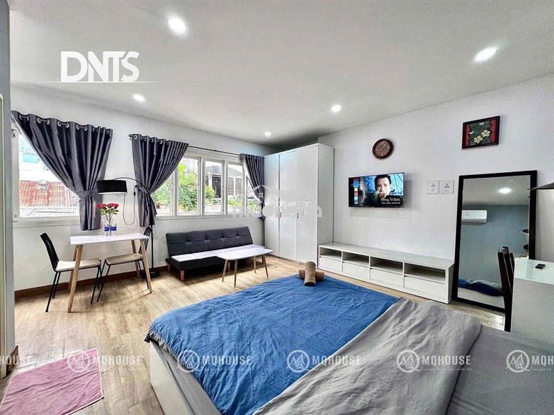 Studio cửa sổ lớn full nội thất cao cấp free hết chỉ tính điện