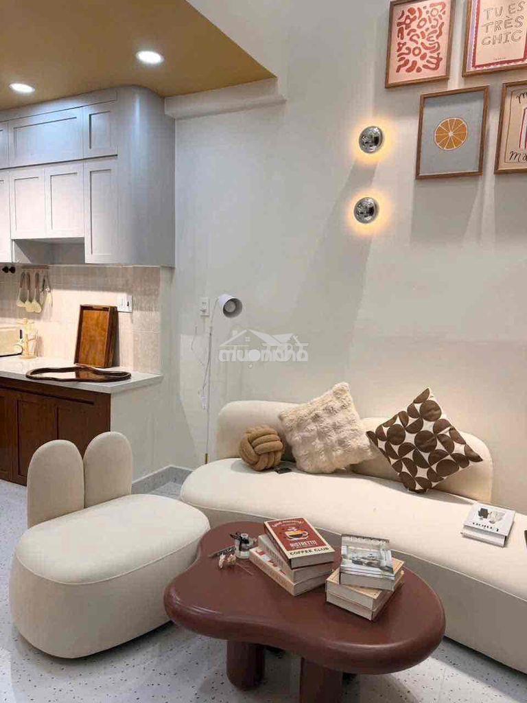 Nhà mới hiện đại 4x8m 1 trệt lửng 2 lầu st 4pn hxh đường 26/3 - 3
