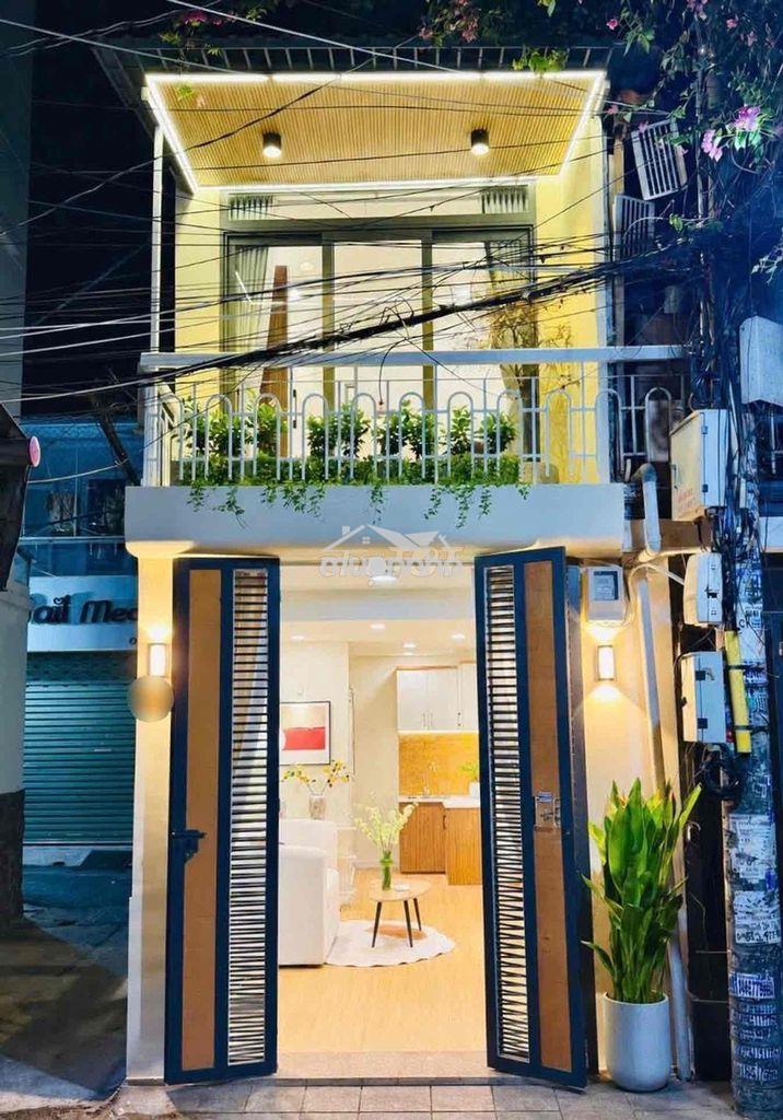 Nhà đẹp căn góc hẻm xe hơi tới nhà 2pn2wc full nt trung tâm gò vấp