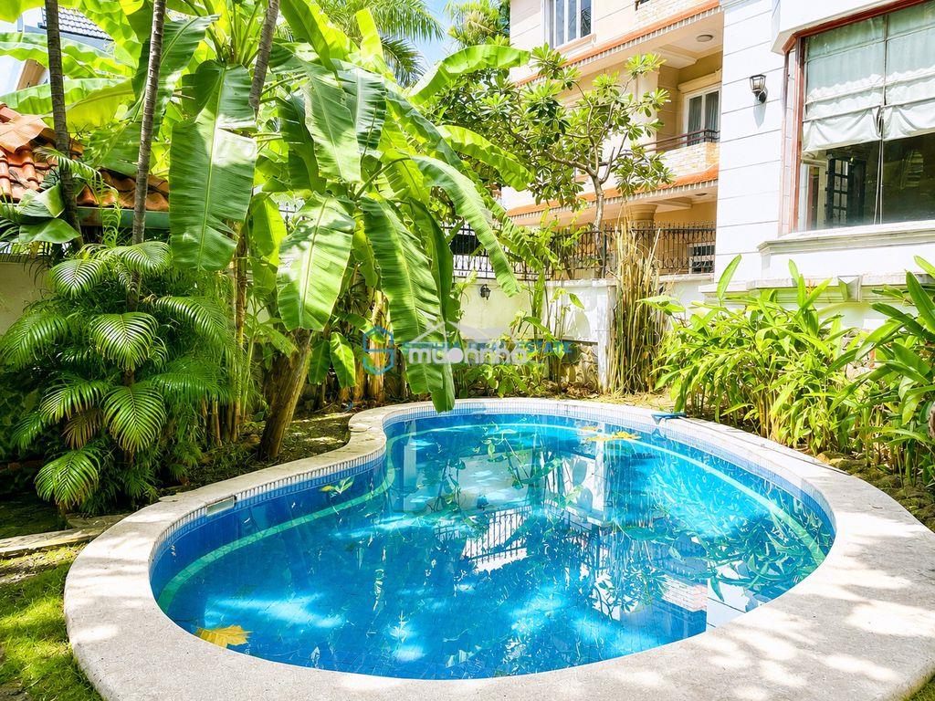 🔥Cho thuê biệt thự  view sông 16x35m 3 tầng 5pn hồ bơi sân vườn thoáng - 2