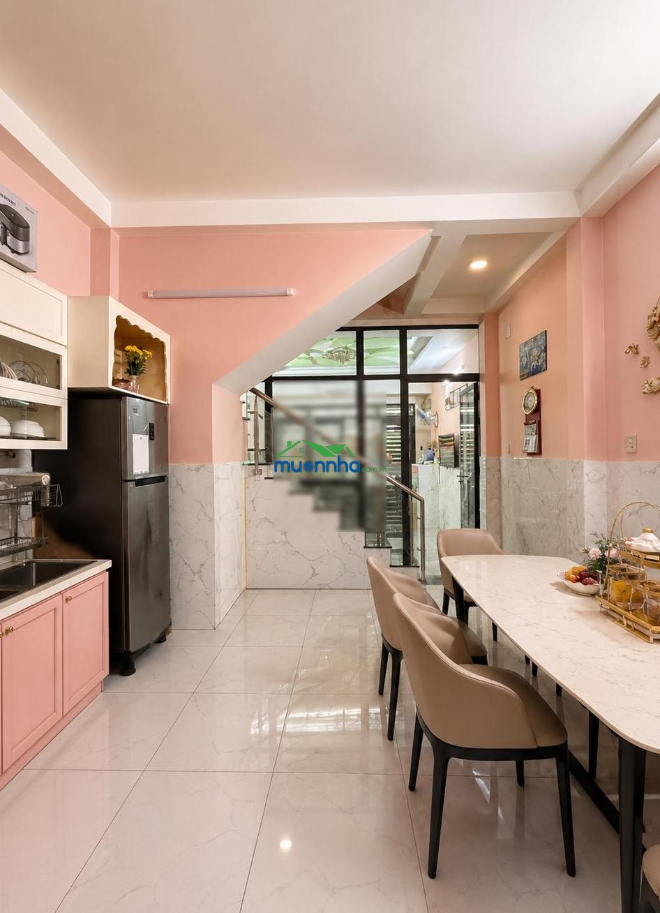 Siêu phẩm nhà 4 tầng khu vip 110 bà hom - quận 6 - đường nhựa 6m - ngang 4,4m x 14m - nhỉnh 8 tỷ - 2
