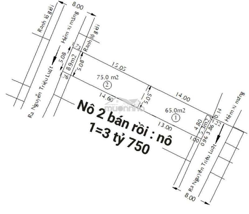 Nhà đường nguyễn triệu luật, tân tạo, tphcm 5x16,5m đường 6m gần chợ 