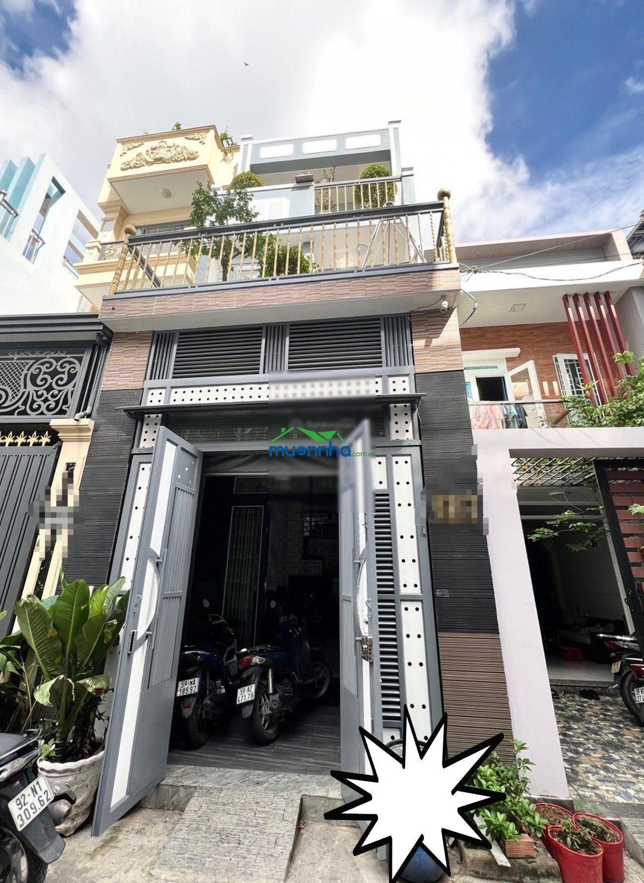 Nhà đẹp 2 mặt thoáng - gần chợ bà hom - 3 tầng - (4x17m) - 4pn - sát tỉnh lộ 10 - chỉ: 6.695 tỷ - 4