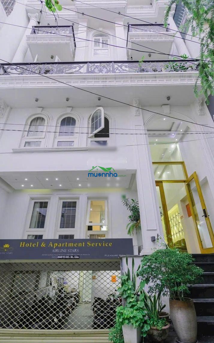 Bán tòa chdv cửu long 8x18m, hầm + 5 tầng cho thuê 135tr/tháng chỉ 35,9 tỷ