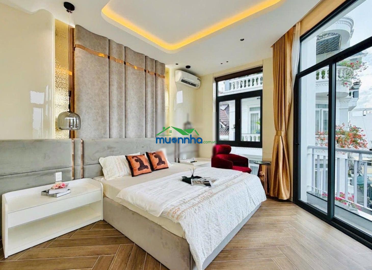 Bán nhà phan van tri canh emart 2 mat thoang oto đô nhà 6 tầng thang may chỉ nhỉnh 12ty.tl - 4