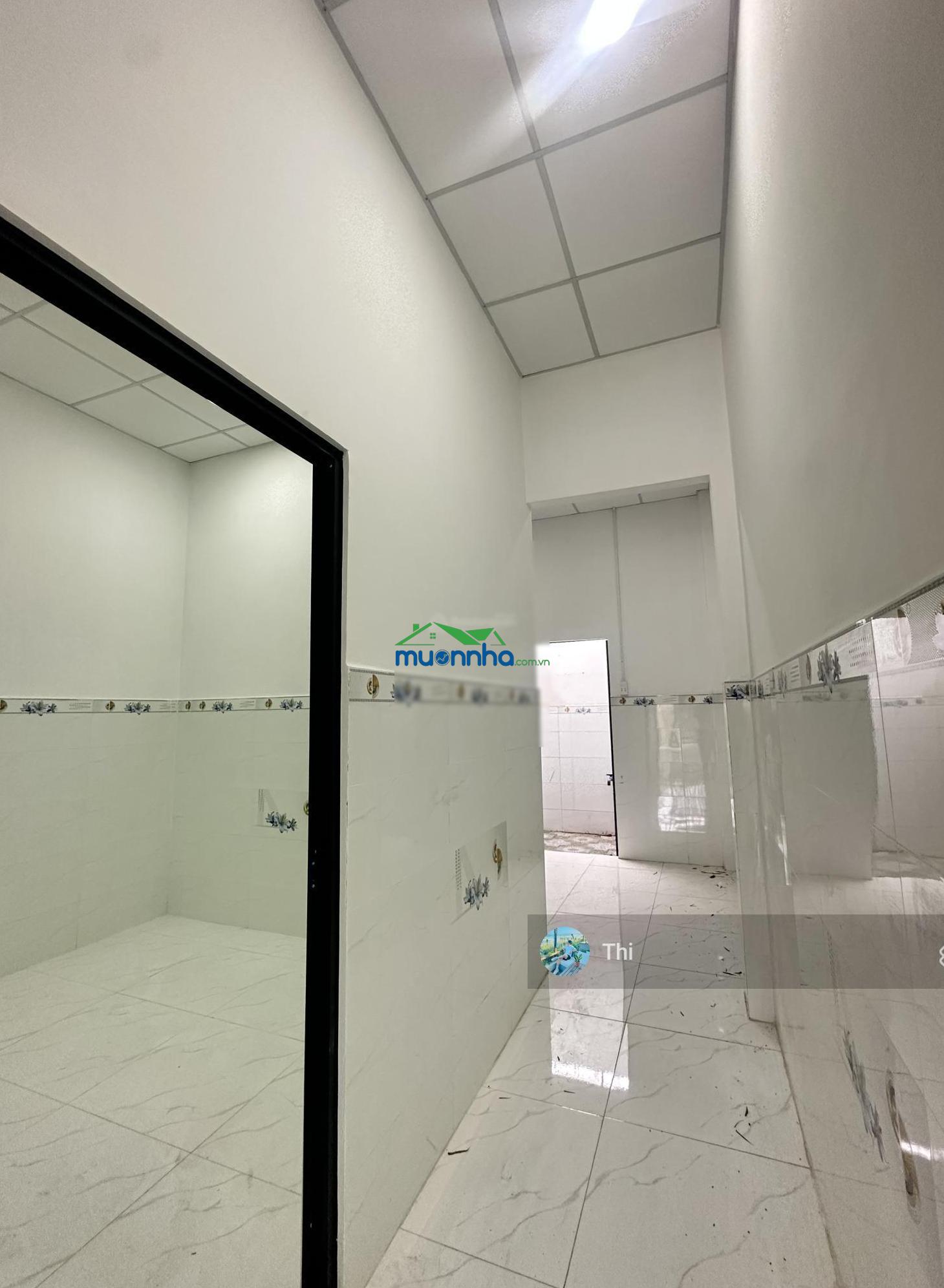 Bán nhà ngay đường trần văn chẩm, tân thông hội, củ chi 1,3 tỷ, 80m2, sổ riêng 2 phòng ngủ - 4