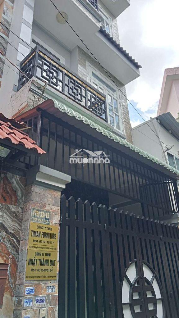 Cho thuê nhà 2 lầu 4pn 4wc. tân thới hiệp 14. q12 - 3