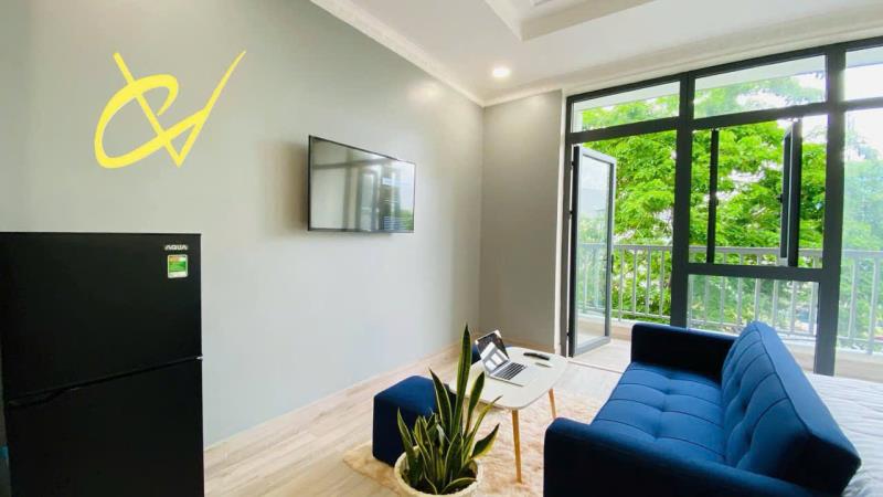 Căn hộ 1pn tách bếp ban, công rộng chill, nhiều cây xanh – nguyễn văn thương, bình thạnh gần q1 và q2