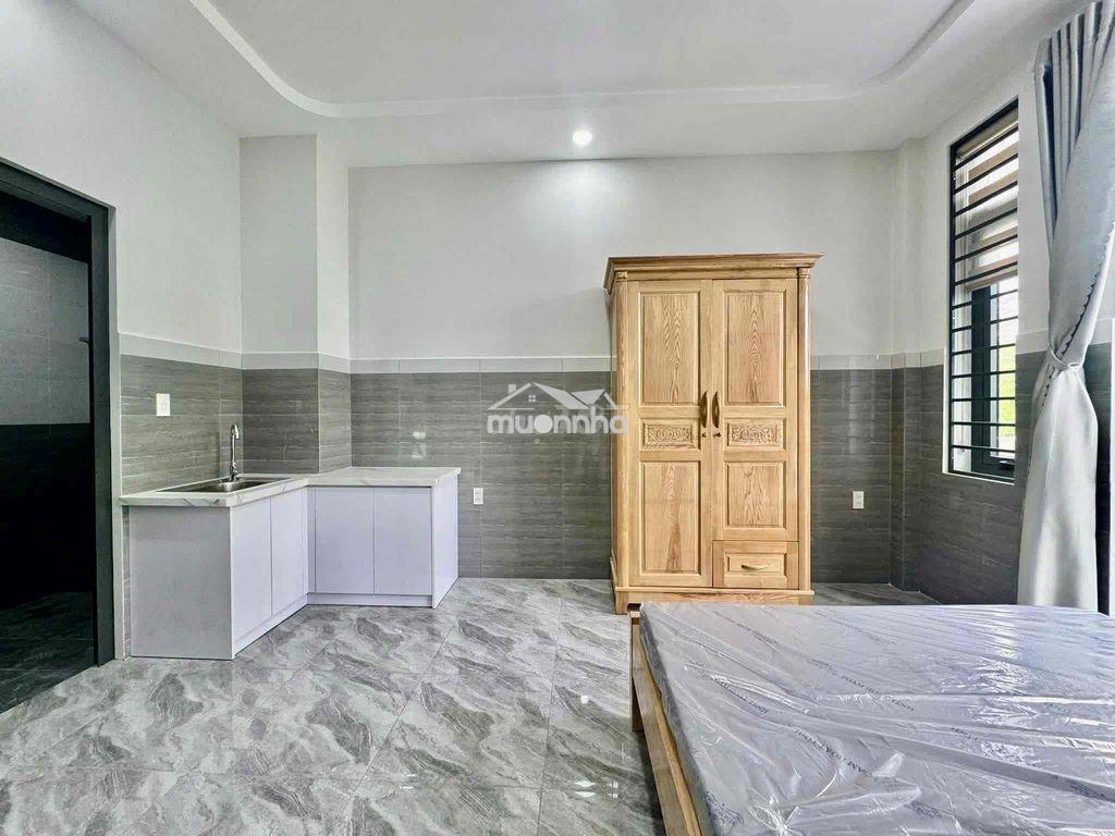 Cho thuê căn hộ mới xây 100% dt 25m2 có ban công ful nội thất q12 - 4