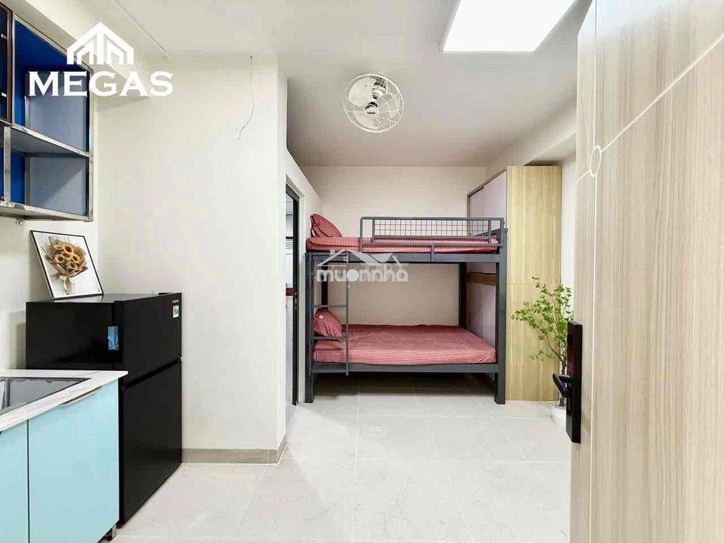 Căn hộ dịch vụ studio 2 không gian ngủ full nội thất ngay văn lang - 4
