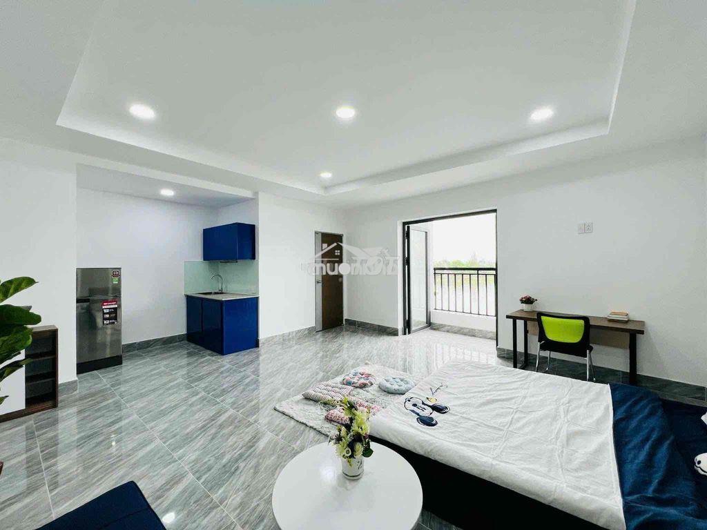 Cho thuê phòng studio ban công ngay lotte mart nguyễn văn lượng - 4
