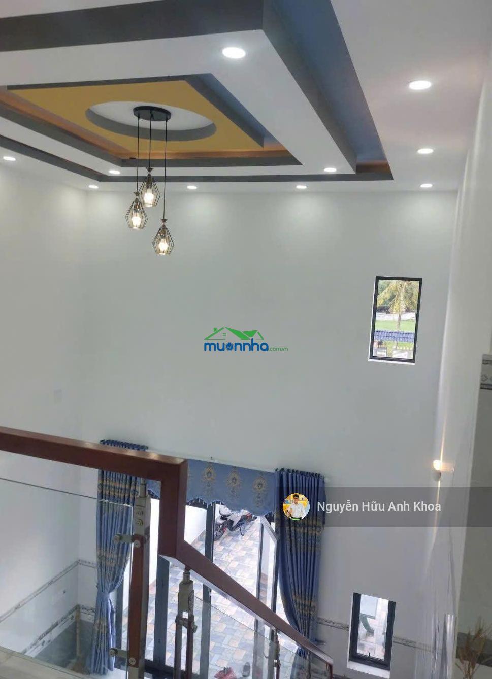 Bán nhà riêng 100m2 chính chủ tại trần văn chẩm. nhà mới xây, 2pn 2wc. shr, giá 1 tỷ 3 - 4