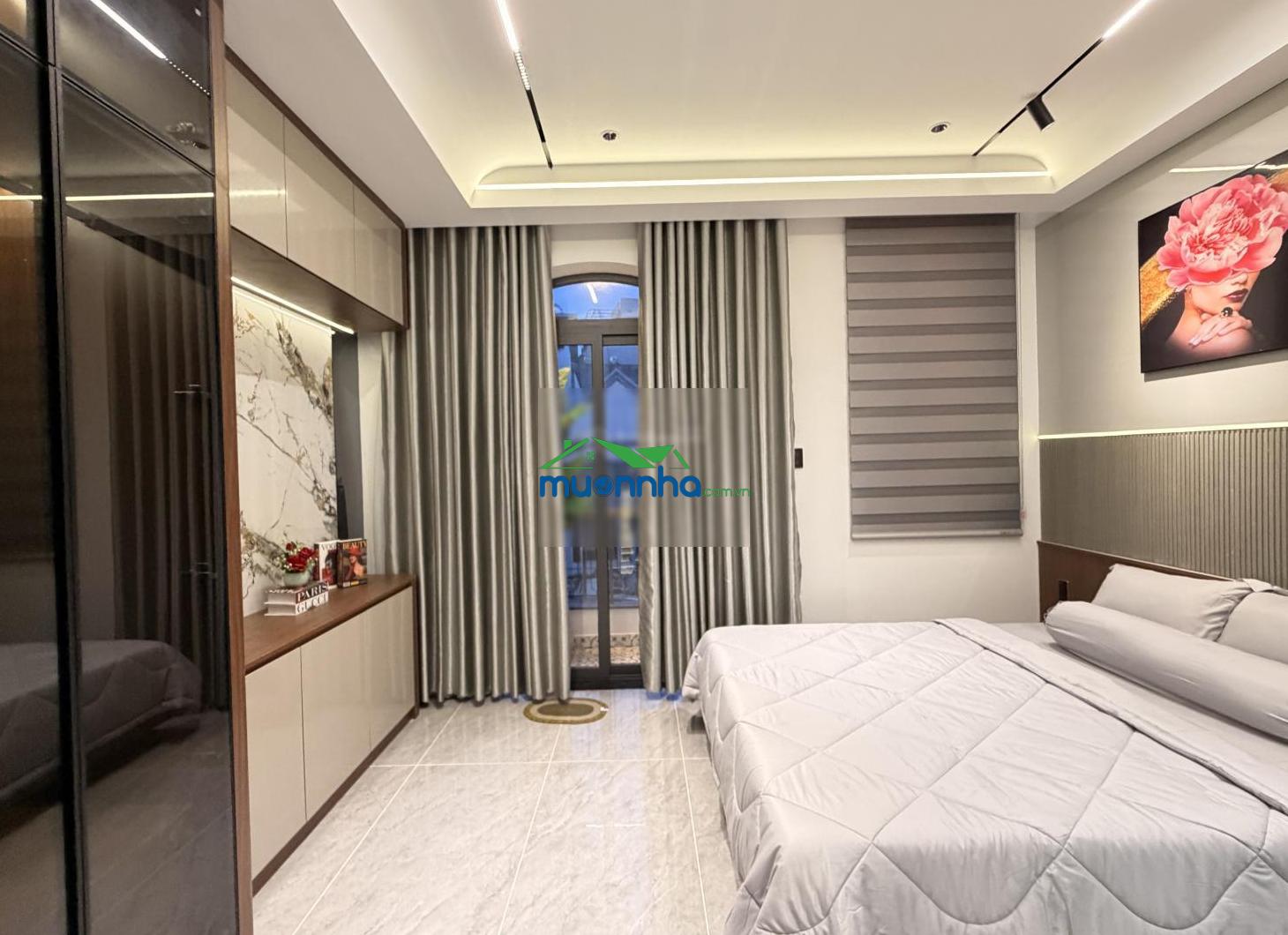 Bán nhà đẹp giá mềm gần siêu thị, thang máy 450kg, đường 8m khu an ninh trục đường phan huy ích - 4
