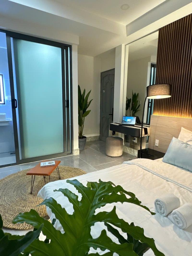 Cho thuê phòng studio mini gần đại học văn hiến và chung cư bàu cát cũ - 2