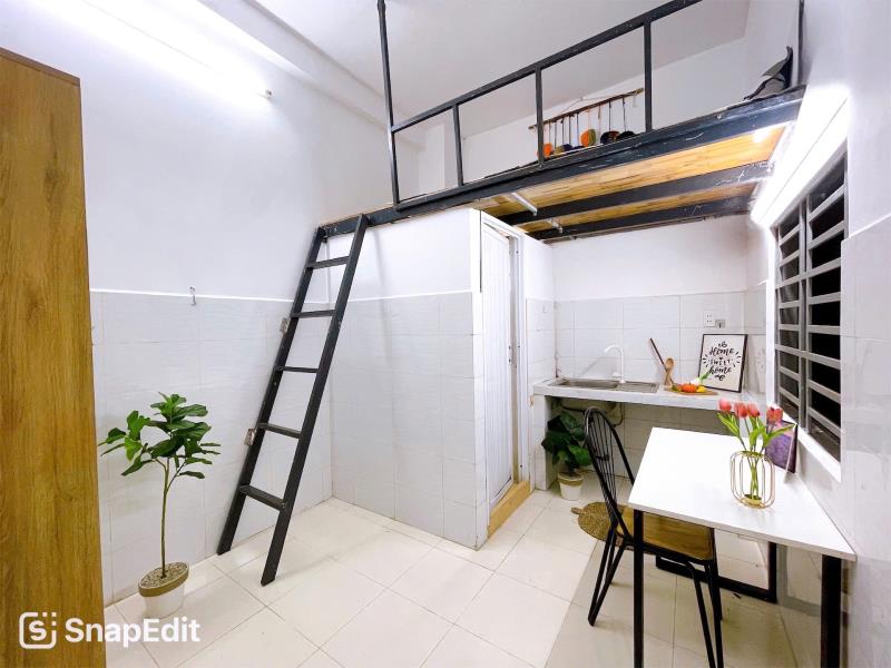 Cho thuê phòng trọ khu vực tân phú - duplex sẵn máy lạnh - 0926051663