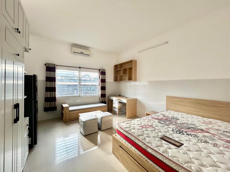Cho thuê căn hộ máy giặt riêng, cửa sổ trời gần đh hutech,giao thông vận tải, hồng bàng…di chuyển 5p từ trường về nhà