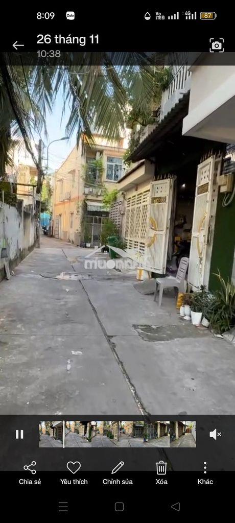 Bán nhà hẻm xe hơi đc: 560/28/1  trường trinh tân bình 4.6x12m - 2