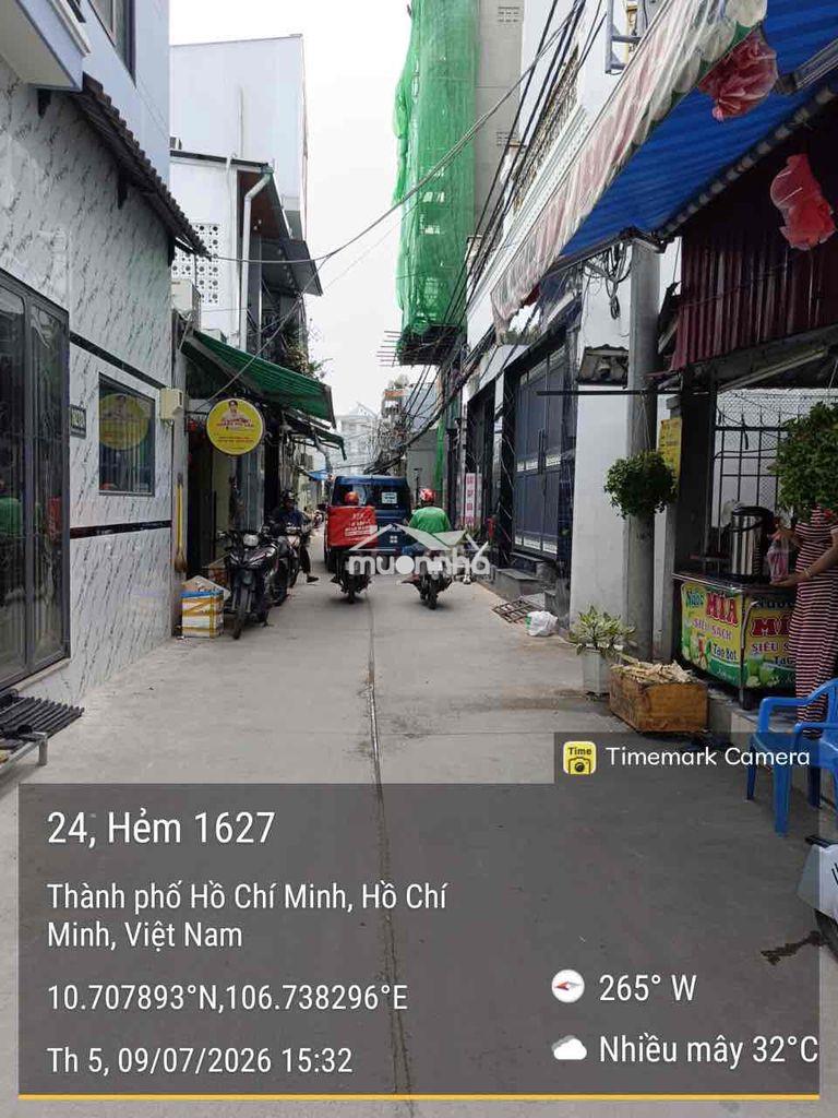 Chính chủ cho thuê nhà nguyên căn hẻm xe hơi - thông 1627 htp,p.phú th