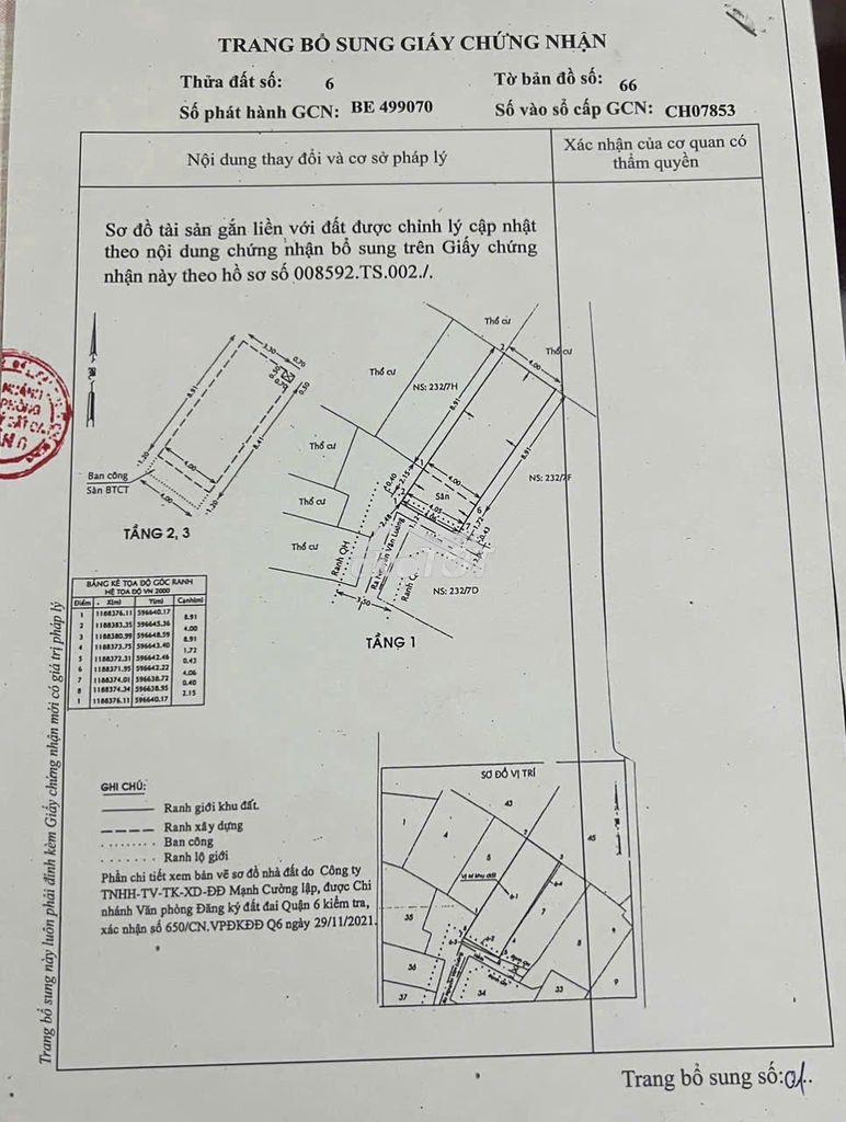 Gửi phí môi giới 70tr bán nhà hẻm 628 hậu giang , p12 , q6, vị trí  - 3