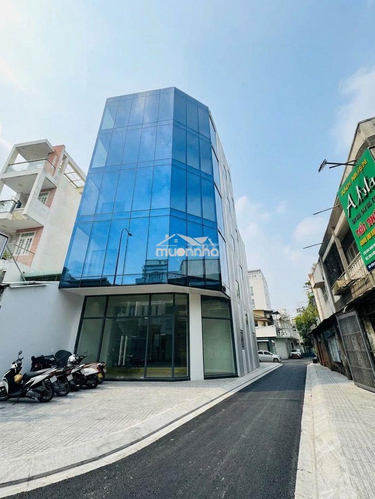 Cho thuê tòa office góc mặt tiền nơ trang long-hầm trệt 4 lầu, tm pccc