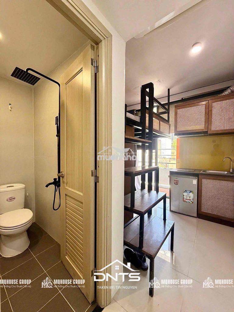 Phòng trọ duplex balcony đầy đủ nội thất gần metro bến thành, văn lang