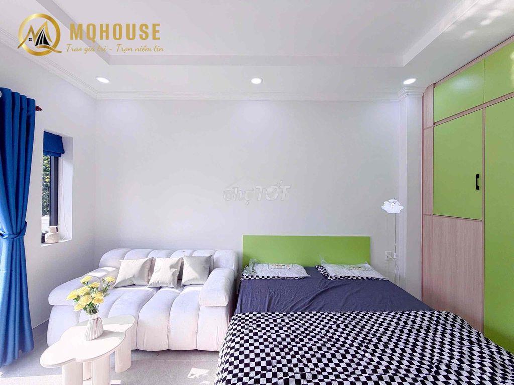 Cho thuê căn hộ ban công full nội thất ngay kdc kim sơn gần tđtu quận7 - 4